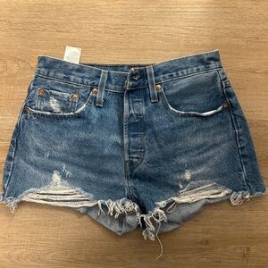 Levi's Blue Denim Women's Shorts